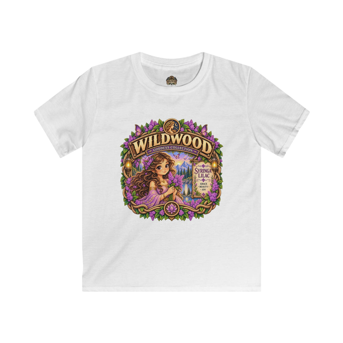 Syringa Lilac Goddess Kids T-Shirt