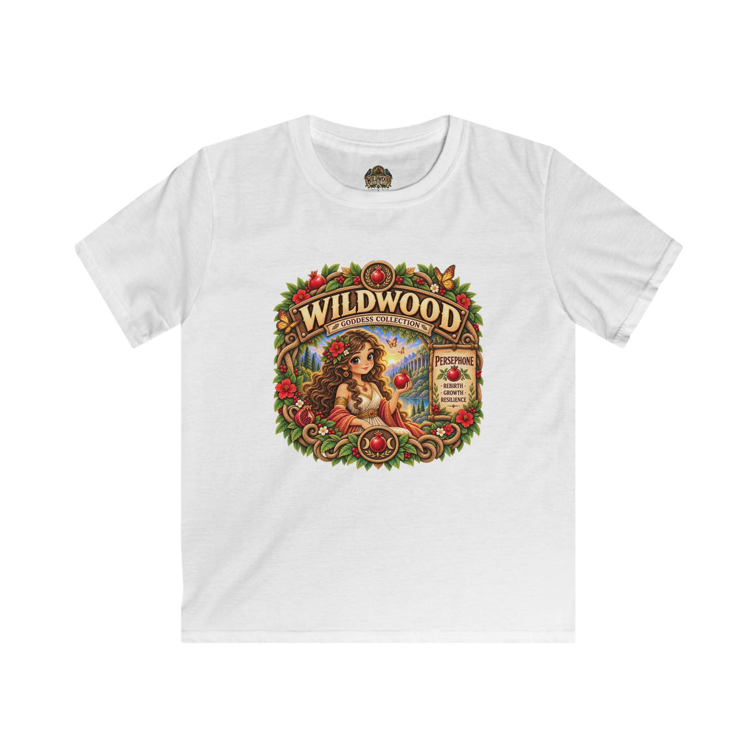 Persephone Goddess Kids T-Shirt