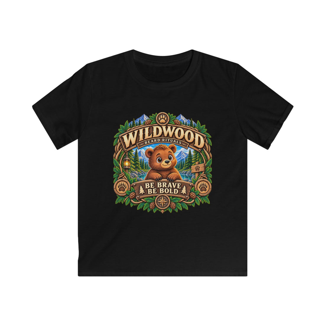 Be Brave, Be Bold Kids T-Shirt