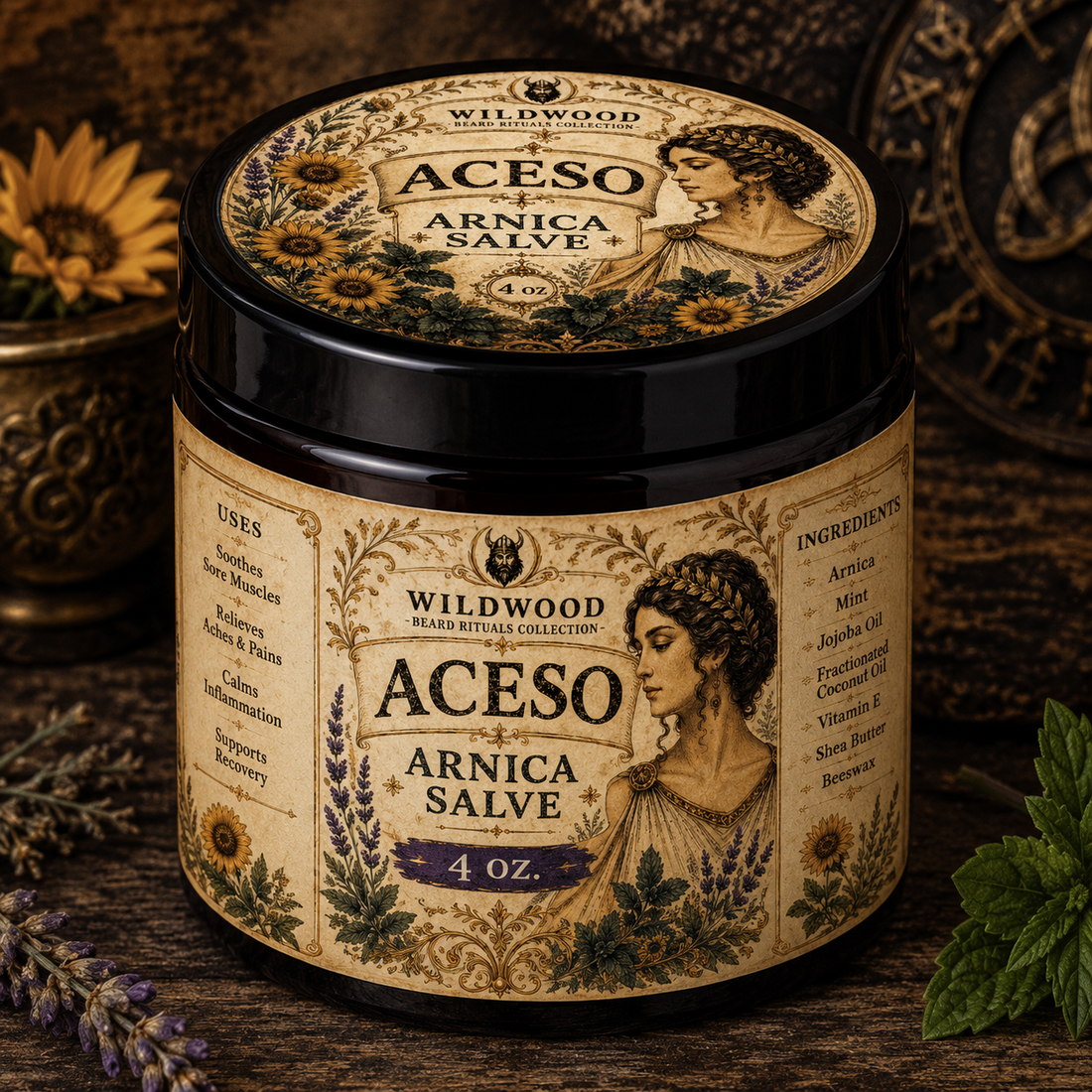 ACESO ARNICA SALVE — 4 OZ
