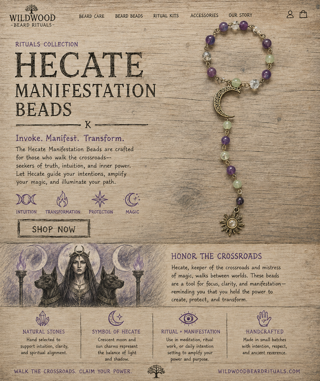 Hecate Manifestation Beads