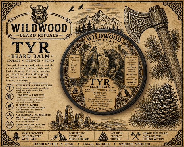 Tyr Beard Balm — Courage • Strength • Honor
