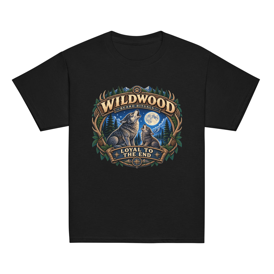 🐺 LOYAL TO THE END — WILDWOOD UNISEX TEE